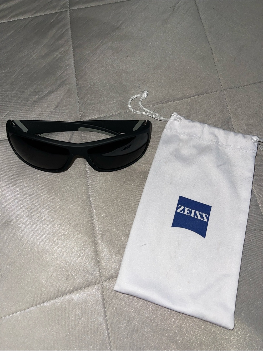 ZEISS Black Sunglasses with Case | Premium Optics | Unisex